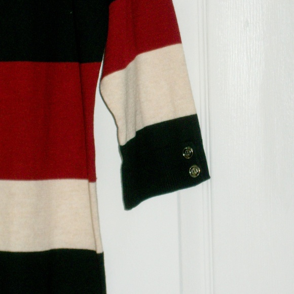 New! Karen Scott | Color-block Sweater - Size: L - Picture 4 of 5